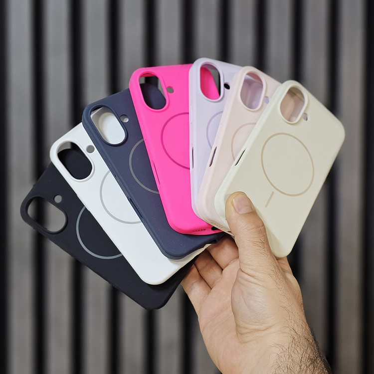 کاور کیس مدل سیلیکون مگ سیف مناسب برای گوشی موبایل اپل Iphone 16