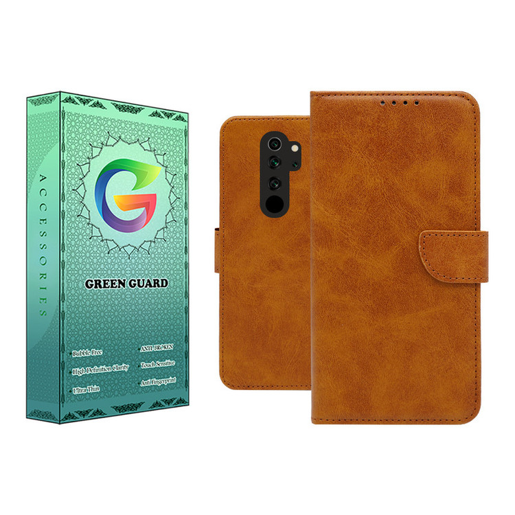 کیف کلاسوری گرین گارد مدل چرمی مگنتی کد Hb-G10 مناسب برای گوشی موبایل شیائومی Redmi Note 8 Pro