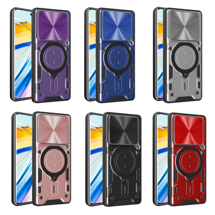 کاور اسپارتان مدل Magnet Ring Strap مناسب برای گوشی موبایل شیائومی Poco F6 Pro 5G به همراه بند آویز