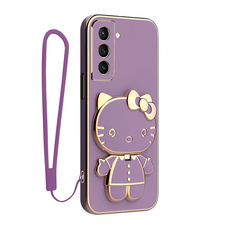 کاور اسپارتان مدل Kitty مناسب برای گوشی موبایل سامسونگ Galaxy S21 FE به همراه بند نگهدارنده
