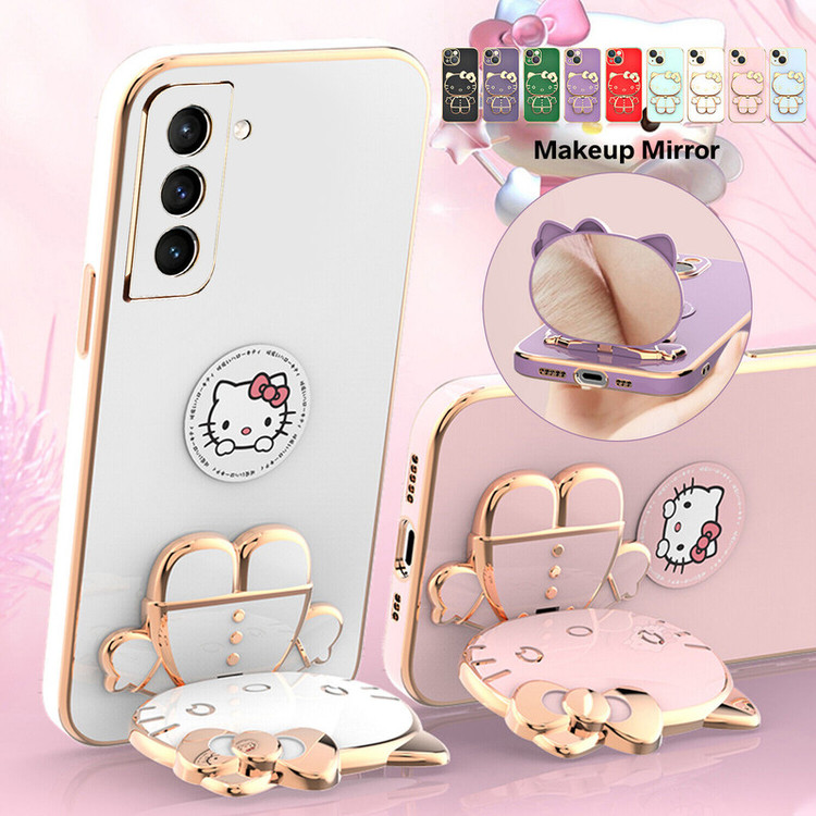 کاور اسپارتان مدل Kitty مناسب برای گوشی موبایل سامسونگ Galaxy S21 FE به همراه بند نگهدارنده