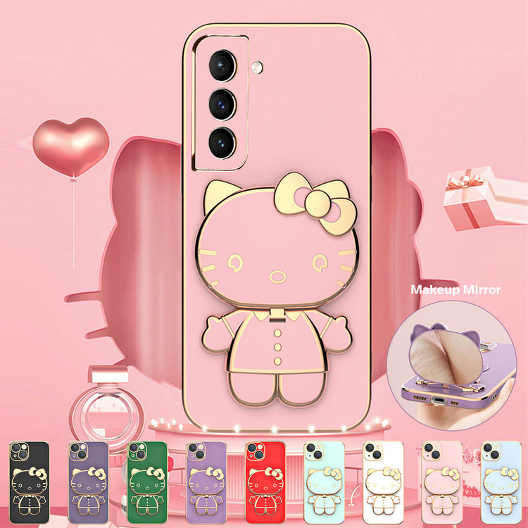 کاور اسپارتان مدل Kitty مناسب برای گوشی موبایل سامسونگ Galaxy S21 FE به همراه بند نگهدارنده