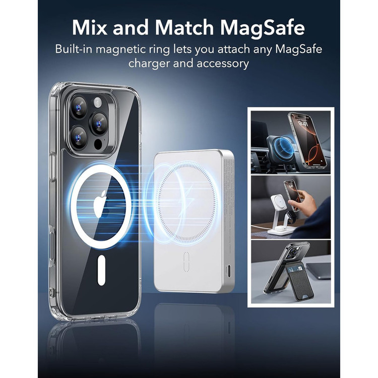 کاور بادی قاب مدل مگ سیف طرح Magsafe مناسب برای گوشی موبایل اپل Iphone 16 PROMAX