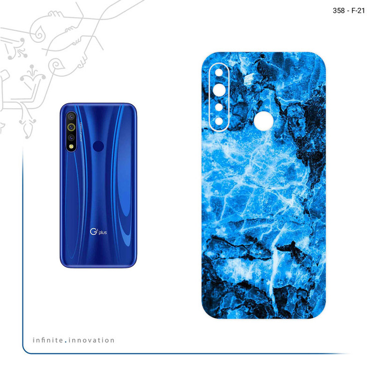 برچسب پوششی ماهوت مدل Blue Marble مناسب برای گوشی موبایل جی پلاس P10
