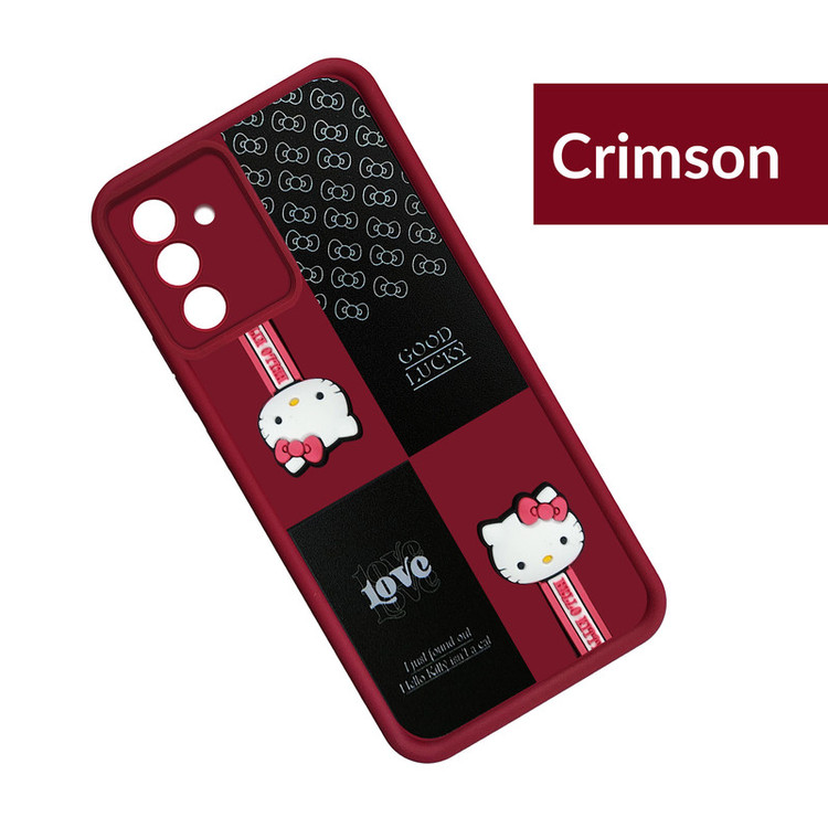 کاور موفی مدل Silicone Puffer Hello Kitty Strap مناسب برای گوشی موبایل سامسونگ Galaxy A15 به همراه بند