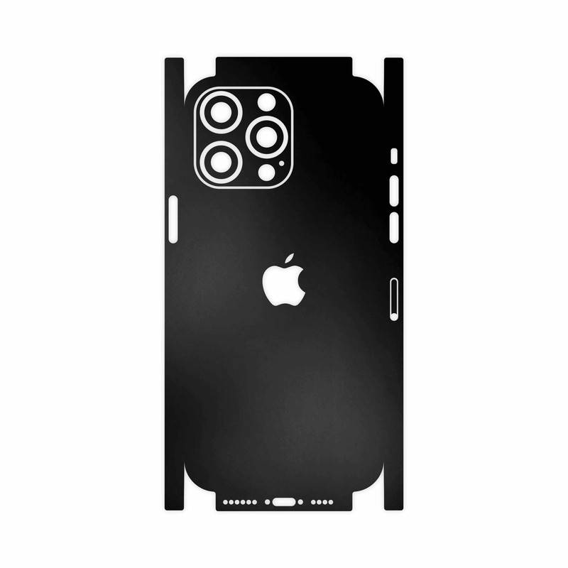 برچسب پوششی ماهوت مدل Matte-Black-FullSkin مناسب برای گوشی موبایل اپل iPhone 14 Pro Max