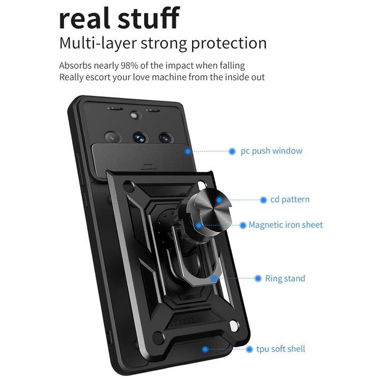 کاور گاردتک مدل Dcamp2 Strap مناسب برای گوشی موبایل ریلمی 11 Pro Plus به همراه بند نگهدارنده