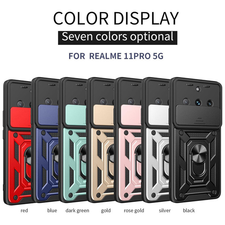 کاور گاردتک مدل Dcamp2 Strap مناسب برای گوشی موبایل ریلمی 11 Pro Plus به همراه بند نگهدارنده