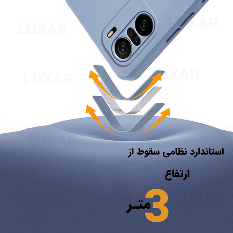 کاور لوکسار مدل k40f3 -silicone10 مناسب برای گوشی موبایل شیائومی K40 / K40 Pro / Poco F3 5G / Mi 11i / Mi 11X Pro / Mi 11 X