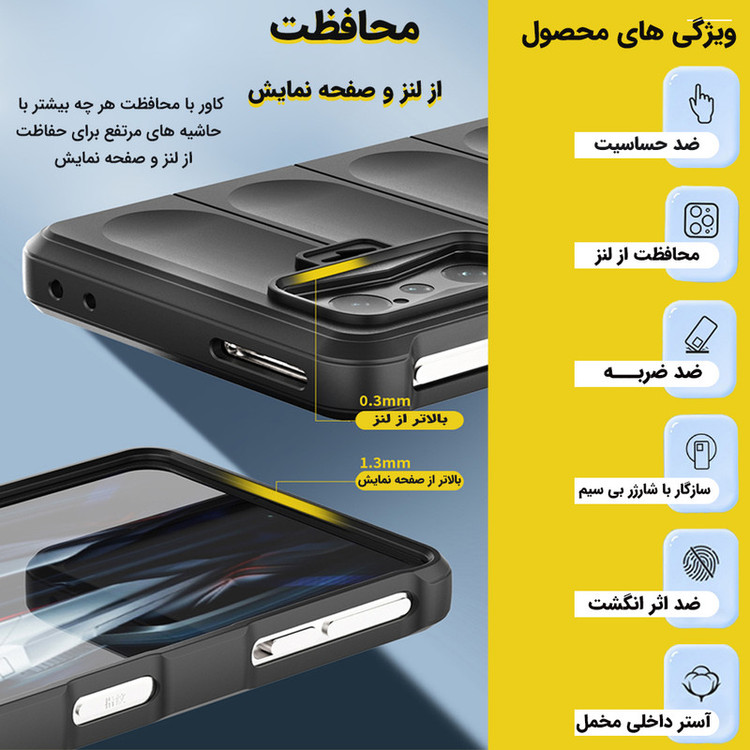 کاور لوکسار مدل Ezio مناسب برای گوشی موبایل سامسونگ Galaxy A14 5G