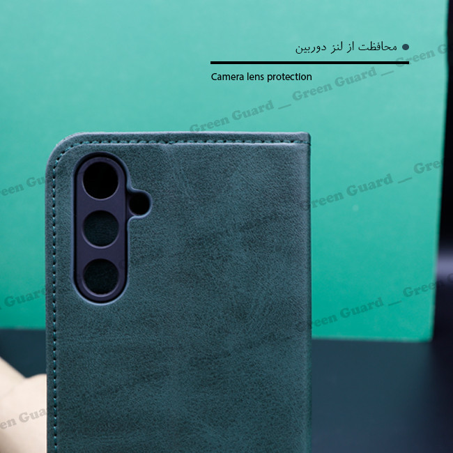 کیف کلاسوری گرین گارد طرح Goutpobe مدل Simon مناسب برای گوشی موبایل سامسونگ Galaxy A34 5G