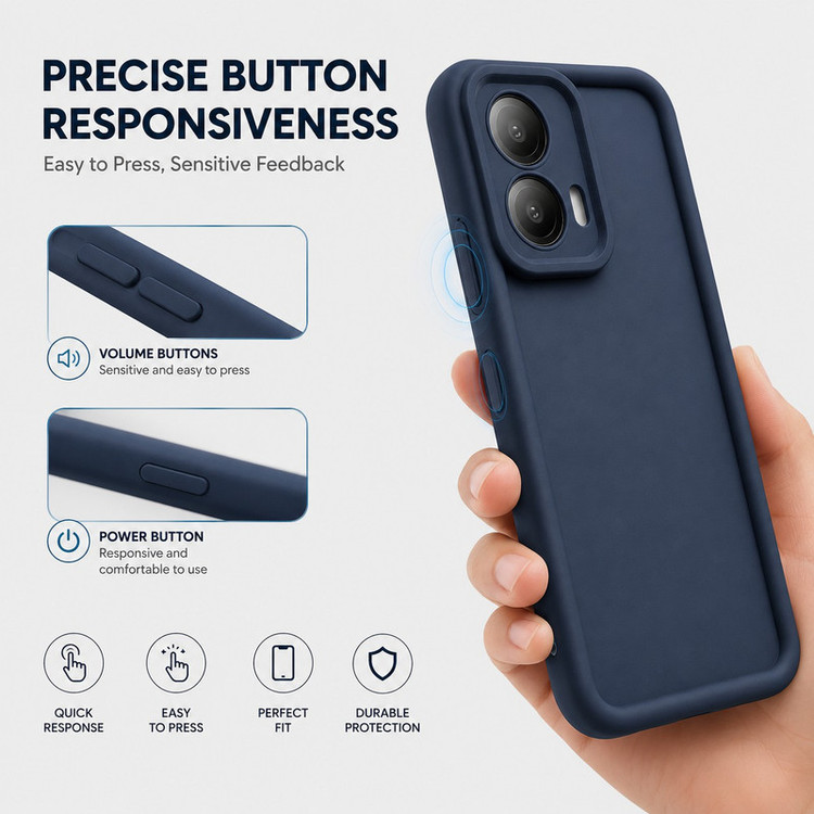 کاور گاردتک اساک مدل Silicone Puffer مناسب برای گوشی موبایل موتورولا Moto G24