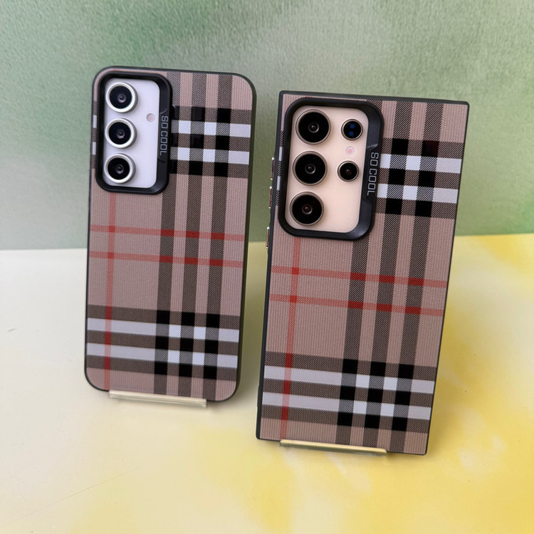 کاور مدل so cool طرح Burberry مناسب برای گوشی موبایل سامسونگ Galaxy A55