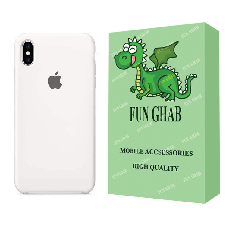 کاور فان قاب مدل سیلیکونی طرح SLB مناسب برای گوشی موبایل اپل iPhone X / XS