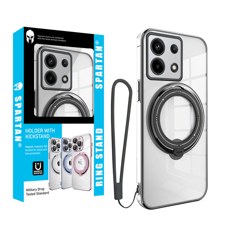 کاور اسپارتان مدل Ring Stand Strap مناسب برای گوشی موبایل شیائومی Redmi Note 13 Pro 4G به همراه بندآویز