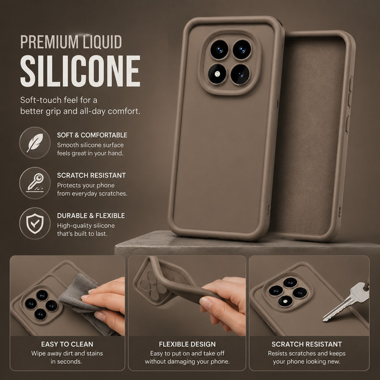 کاور گاردتک اساک مدل Silicone Puffer مناسب برای گوشی موبایل شیائومی Poco M8 5G/ Note 15 5G