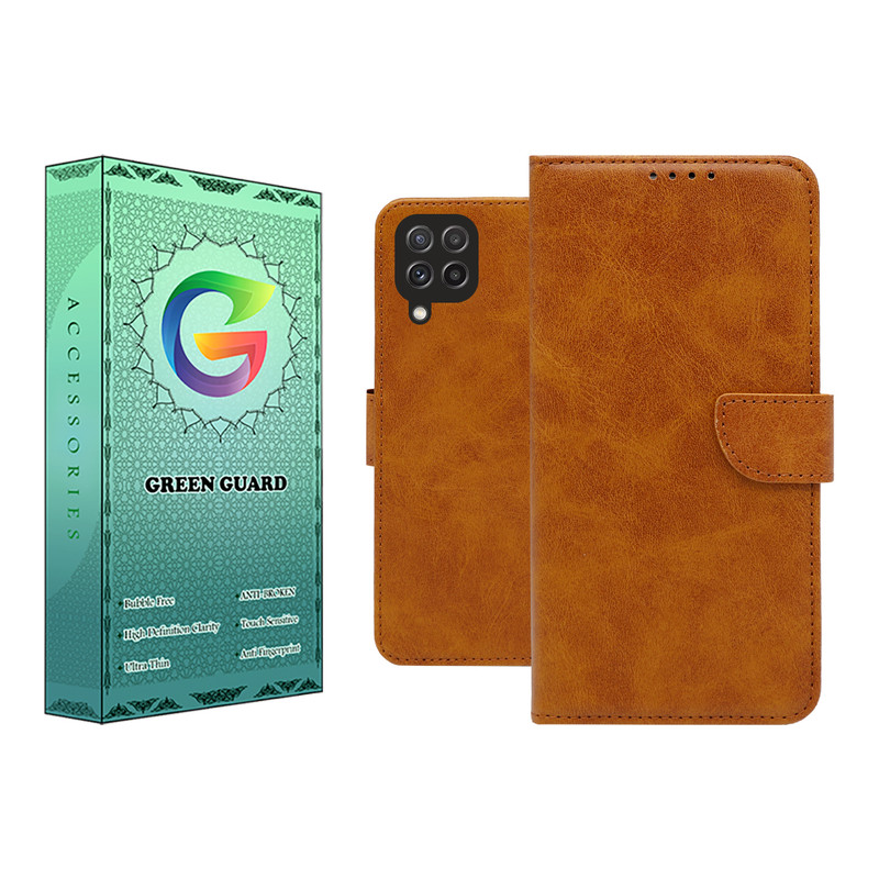 کیف کلاسوری گرین گارد مدل چرمی مگنتی کد Hb-G10 مناسب برای گوشی موبایل سامسونگ Galaxy A12 / M12 / F12