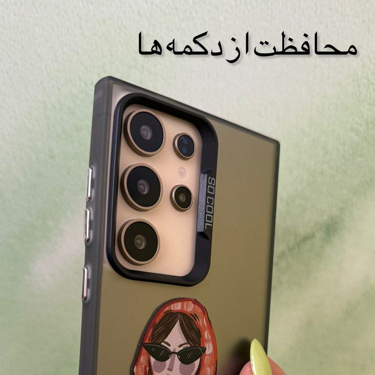 کاور مدل so cool طرح دختر و گربه مناسب برای گوشی موبایل سامسونگ Galaxy A73