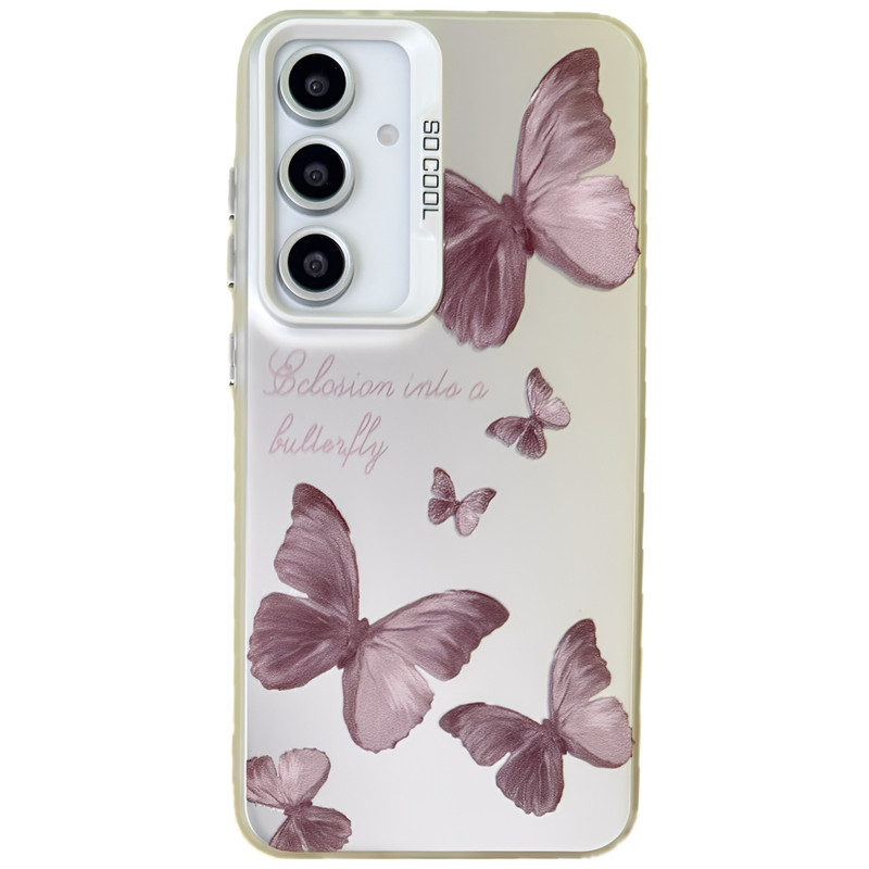 کاور مدل so cool طرح پروانه مناسب برای گوشی موبایل سامسونگ Galaxy A15 4G