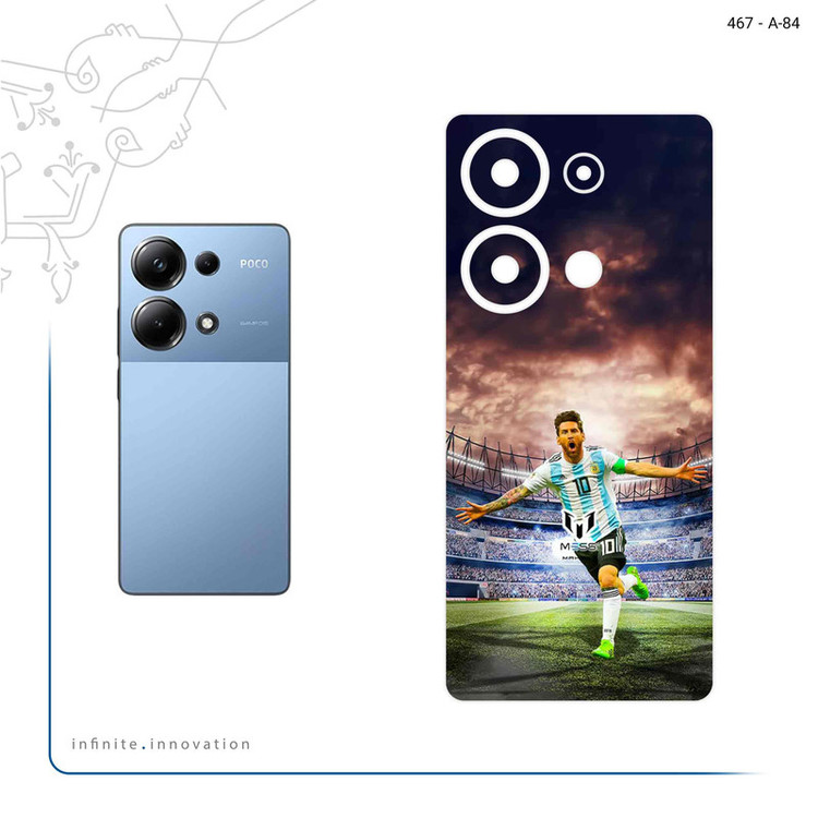 برچسب پوششی ماهوت مدل Lionel Messi 2 مناسب برای گوشی موبایل شیائومی Poco M6 Pro 4G
