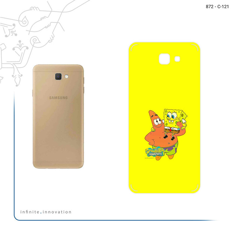 برچسب پوششی ماهوت مدل SpongeBob SquarePants مناسب برای گوشی موبایل سامسونگ Galaxy J5 Prime