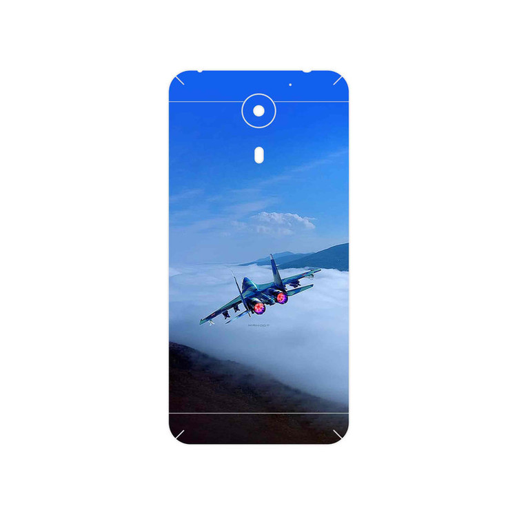 برچسب پوششی ماهوت مدل Fighter plane Su27 مناسب برای گوشی موبایل یومی Plus