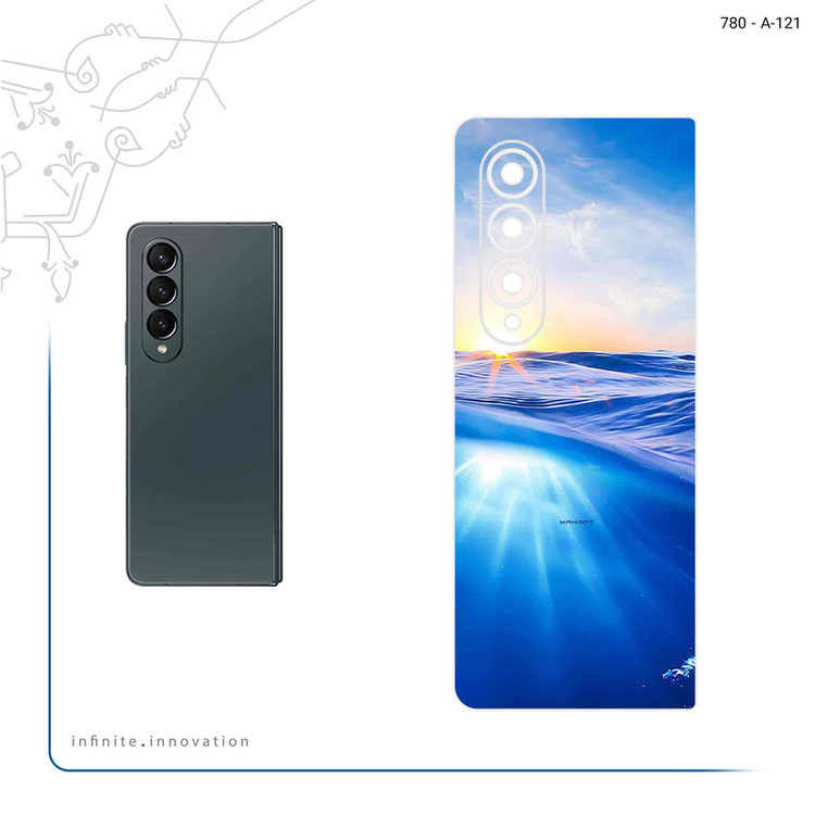 برچسب پوششی ماهوت مدل Ocean مناسب برای گوشی موبایل سامسونگ Galaxy Z Fold4