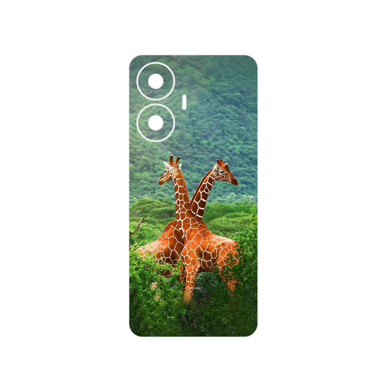 برچسب پوششی ماهوت مدل Giraffe مناسب برای گوشی موبایل ریلمی C55