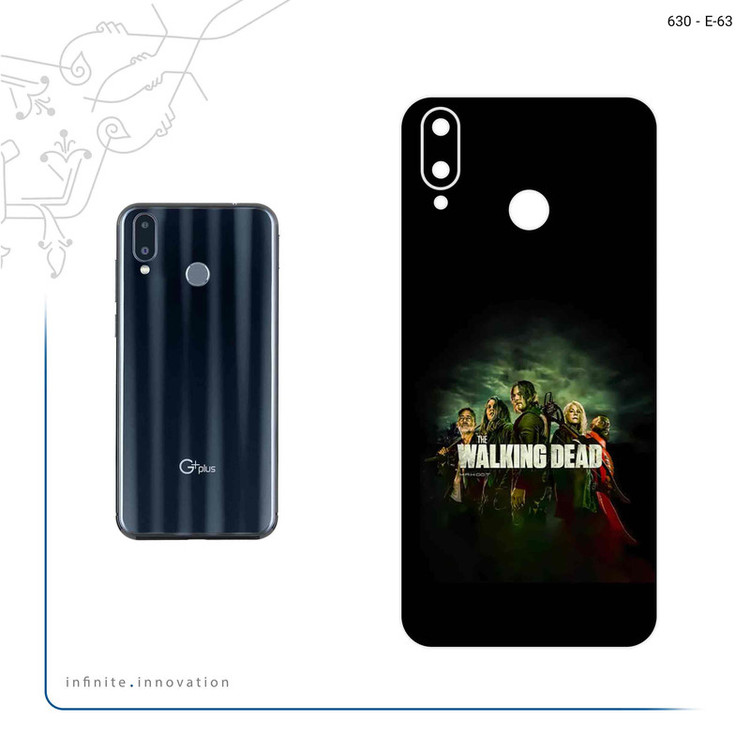 برچسب پوششی ماهوت مدل WALKING DEAD مناسب برای گوشی موبایل جی پلاس Q10