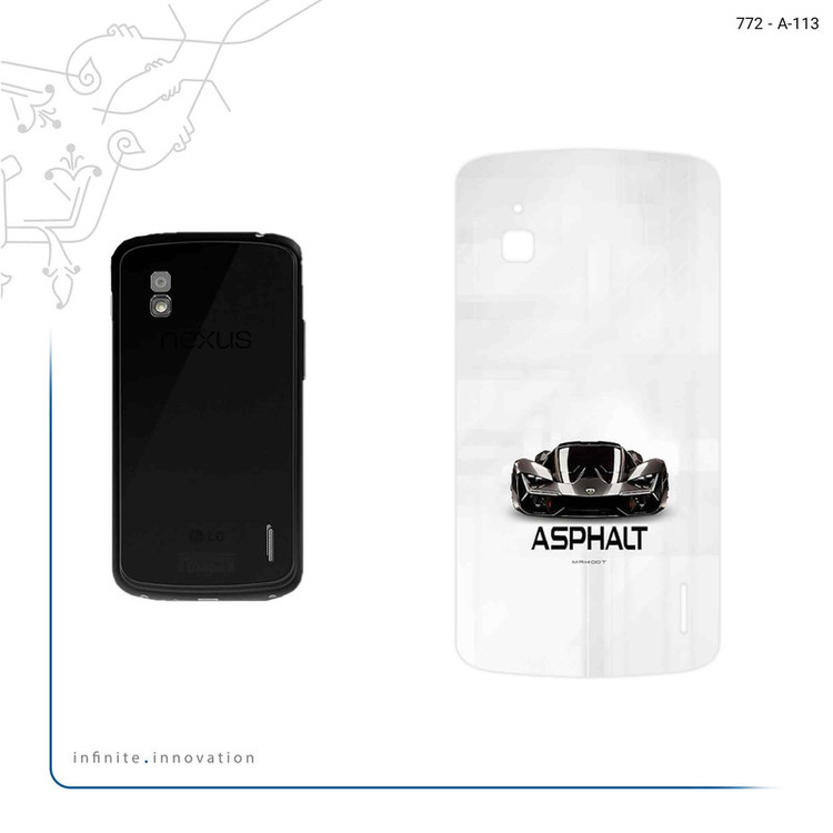 برچسب پوششی ماهوت مدل Asphalt Game Series مناسب برای گوشی موبایل گوگل Nexus 4