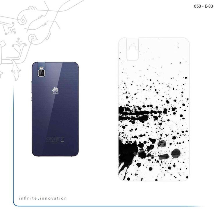 برچسب پوششی ماهوت مدل Abstract Ink Art مناسب برای گوشی موبایل هوآوی Shot X