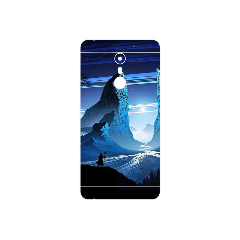 برچسب پوششی ماهوت مدل Blue Mountains Digital Art مناسب برای گوشی موبایل یومی Super