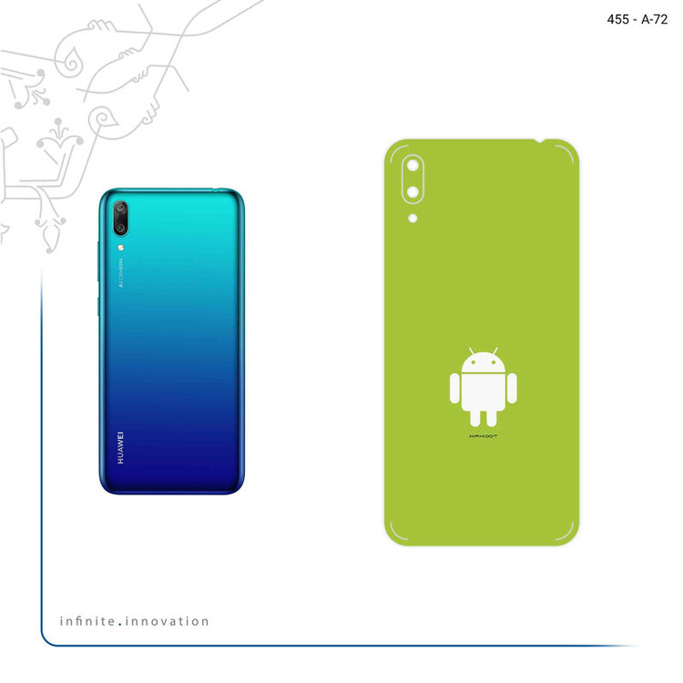 برچسب پوششی ماهوت مدل Andorid مناسب برای گوشی موبایل هوآوی Y7 Pro 2019