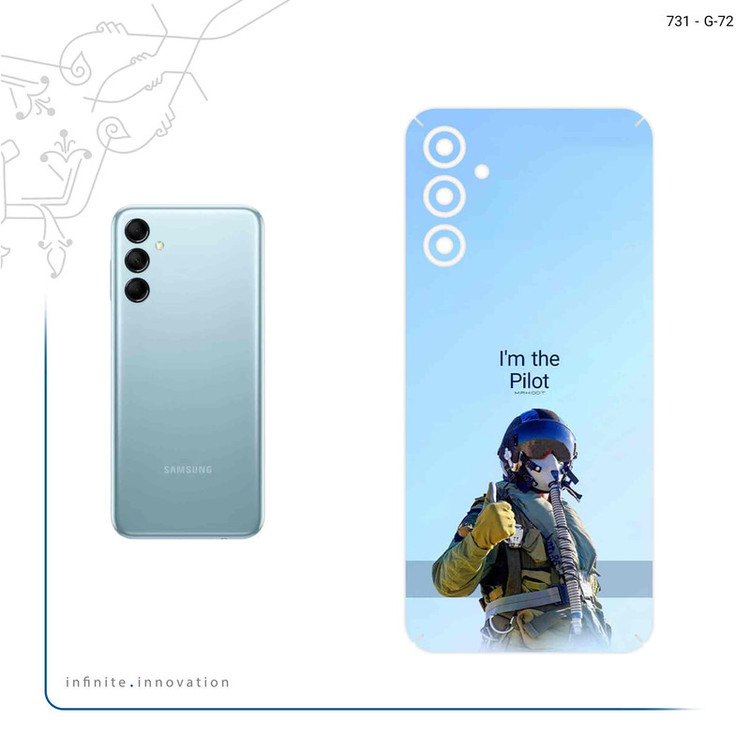برچسب پوششی ماهوت مدل Pilot مناسب برای گوشی موبایل سامسونگ Galaxy M14