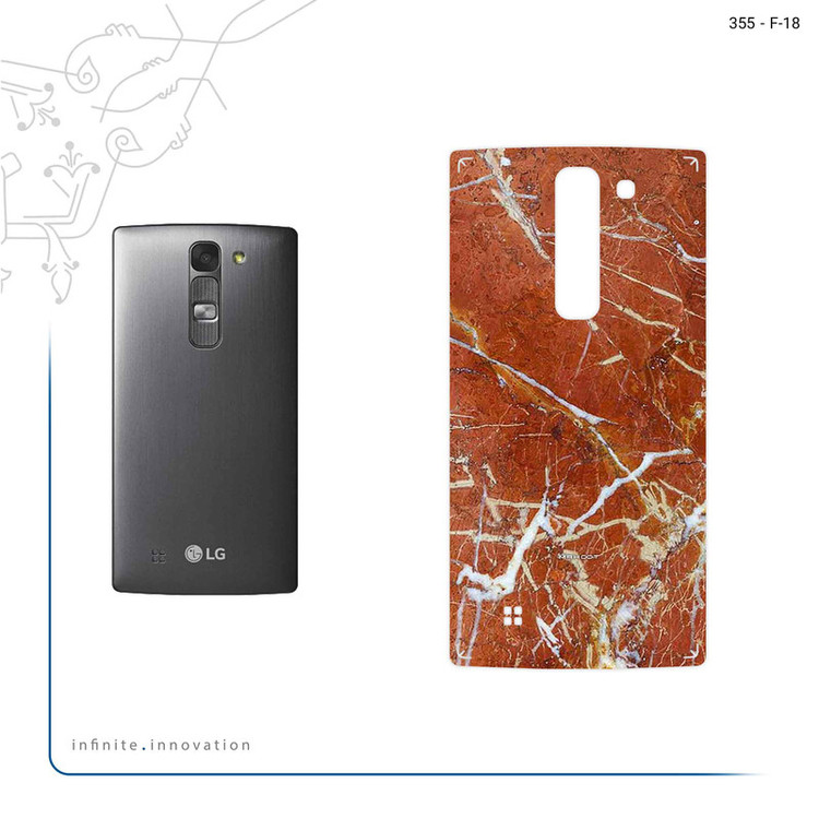 برچسب پوششی ماهوت مدل Red Marble مناسب برای گوشی موبایل ال جی Magna