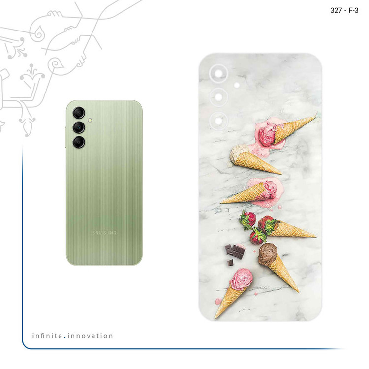 برچسب پوششی ماهوت مدل Funnel_ice_cream مناسب برای گوشی موبایل سامسونگ Galaxy A14