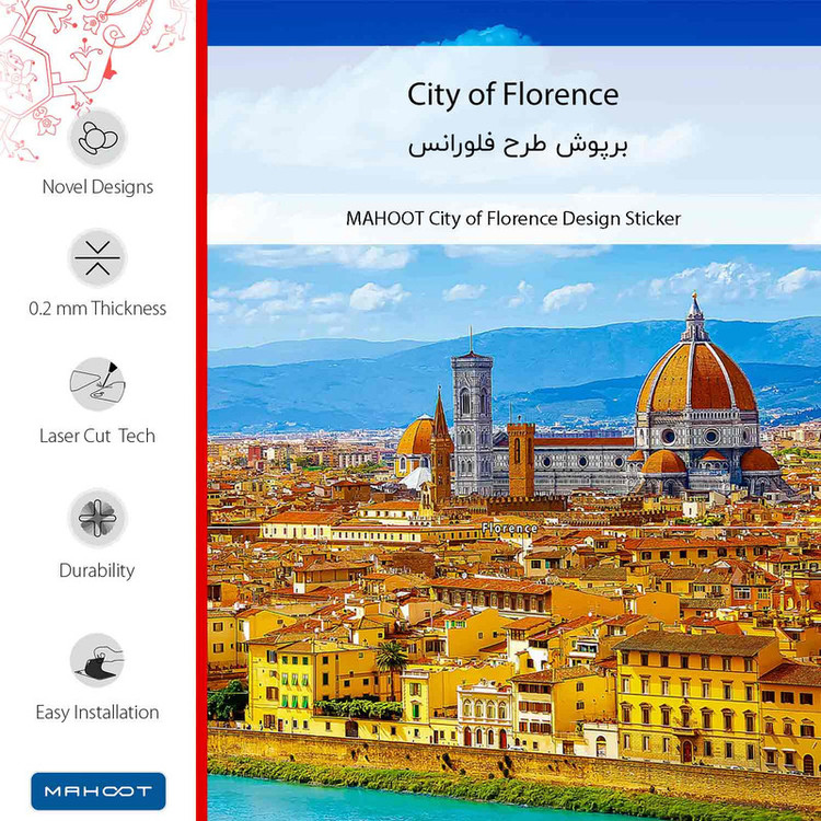 برچسب پوششی ماهوت مدل City of Florence مناسب برای گوشی موبایل نوکیا 3.2 TA-1156