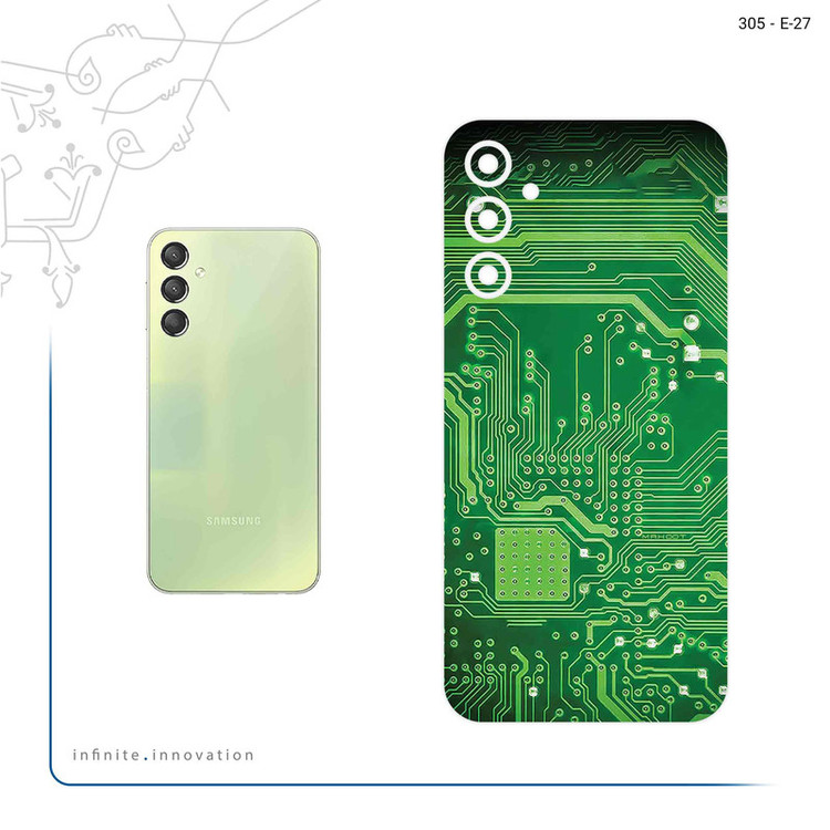 برچسب پوششی ماهوت مدل Green_Printed_Circuit_Board مناسب برای گوشی موبایل سامسونگ Galaxy A24