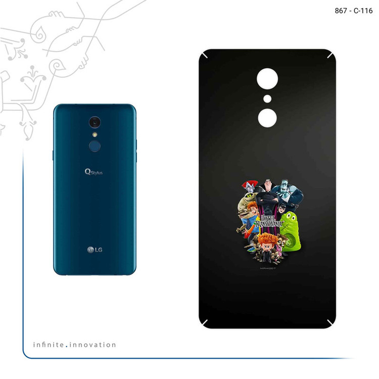 برچسب پوششی ماهوت مدل Hotel Transylvania مناسب برای گوشی موبایل ال جی Q Stylus