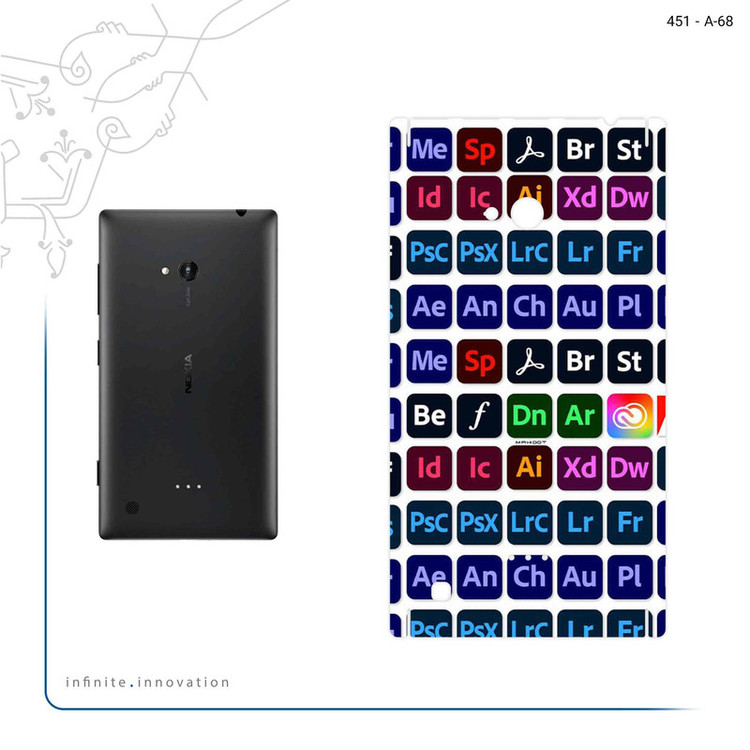 برچسب پوششی ماهوت مدل Adobe مناسب برای گوشی موبایل نوکیا Lumia 720