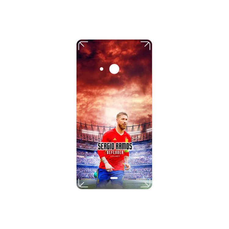 برچسب پوششی ماهوت مدل Sergio Ramos مناسب برای گوشی موبایل مایکروسافت Lumia 540