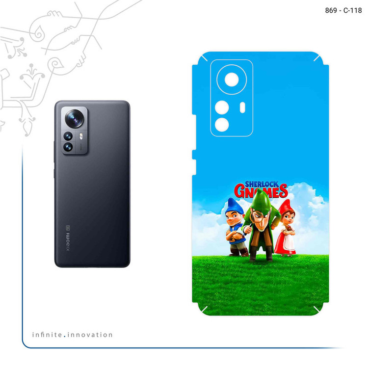 برچسب پوششی ماهوت مدل Sherlock Gnomes مناسب برای گوشی موبایل شیائومی 12 Pro