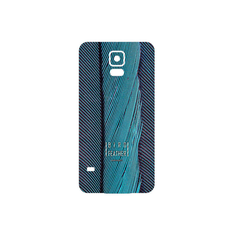برچسب پوششی ماهوت مدل Turquoise feathers مناسب برای گوشی موبایل سامسونگ Galaxy S5