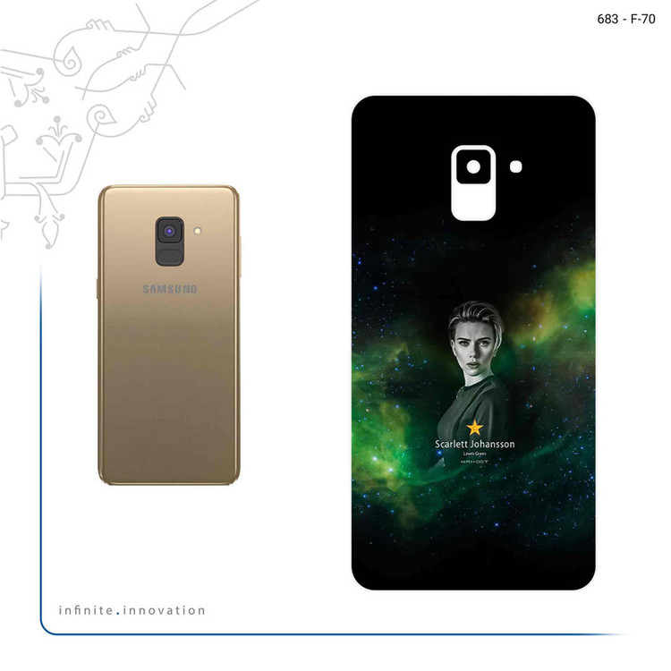 برچسب پوششی ماهوت مدل Scarlett Johansson مناسب برای گوشی موبایل سامسونگ Galaxy A8 Plus 2018