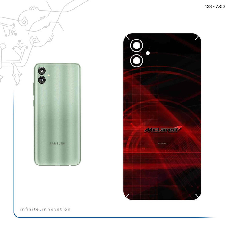 برچسب پوششی ماهوت مدل Mclaren مناسب برای گوشی موبایل سامسونگ Galaxy M04