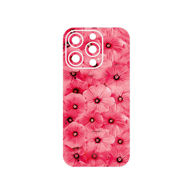 برچسب پوششی ماهوت مدل Pink_Flower مناسب برای گوشی موبایل اپل iPhone 14 Pro