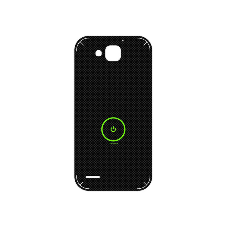 برچسب پوششی ماهوت مدل Minimal Power Button مناسب برای گوشی موبایل هوآوی Ascend G750