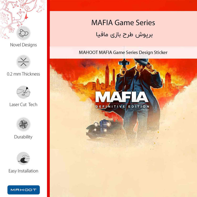 برچسب پوششی ماهوت مدل MAFIA Game Series مناسب برای گوشی موبایل ال جی X Power