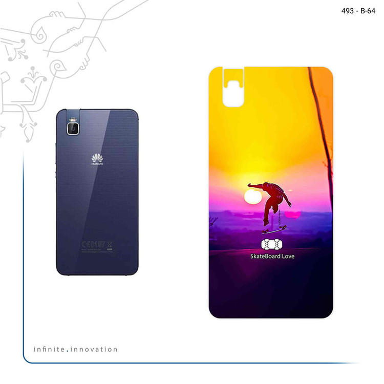 برچسب پوششی ماهوت مدل Skateboard مناسب برای گوشی موبایل هوآوی Shot X