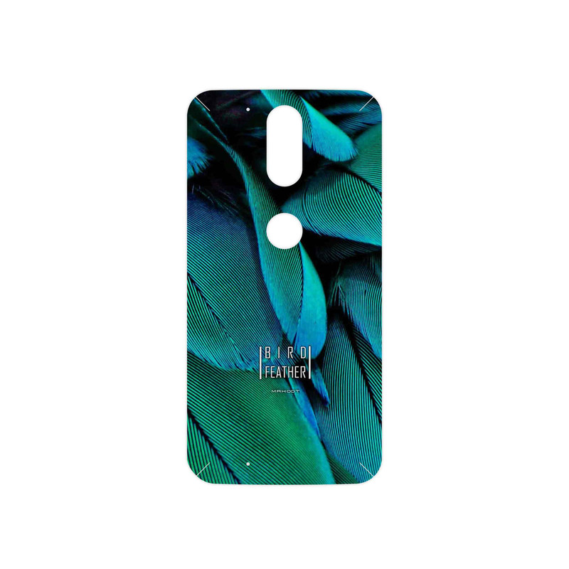 برچسب پوششی ماهوت مدل Green Feather مناسب برای گوشی موبایل موتورولا Moto G4
